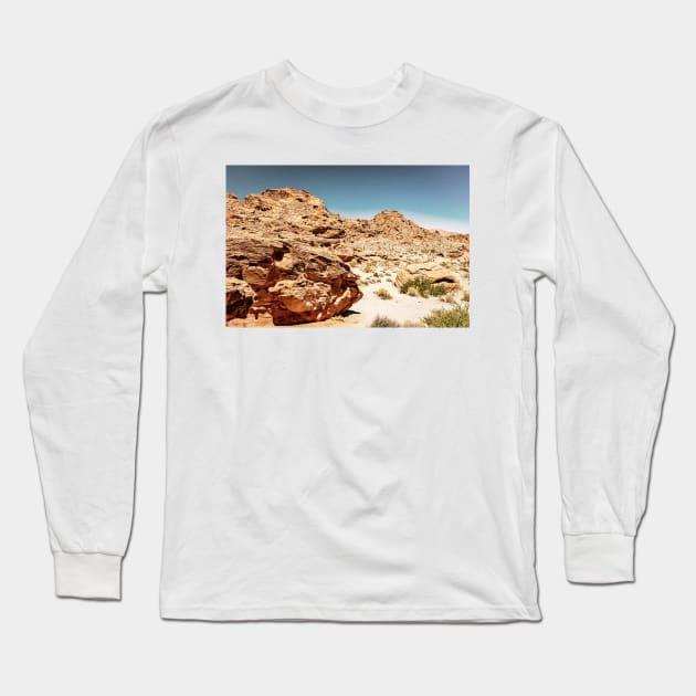 Valley of Fire State Park Long Sleeve T-Shirt by Gestalt Imagery